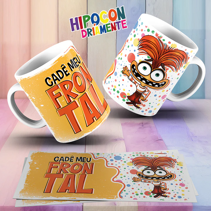 10 Artes para Caneca Hipocondriamente Divertidamente Arquivo em Jpg  1