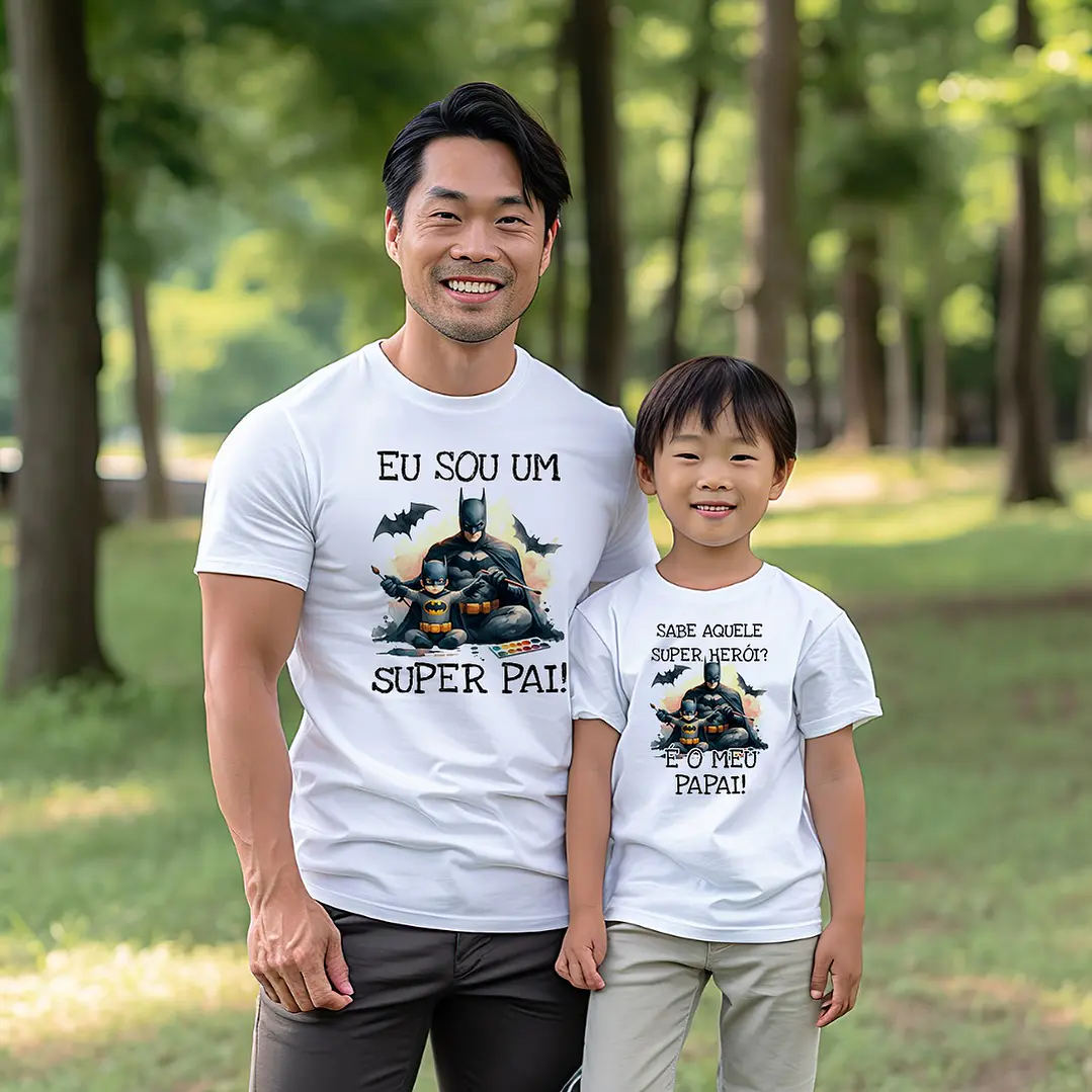 13 Artes para Camisa Dia dos Pais Super Heróis Arquivo Editável 5
