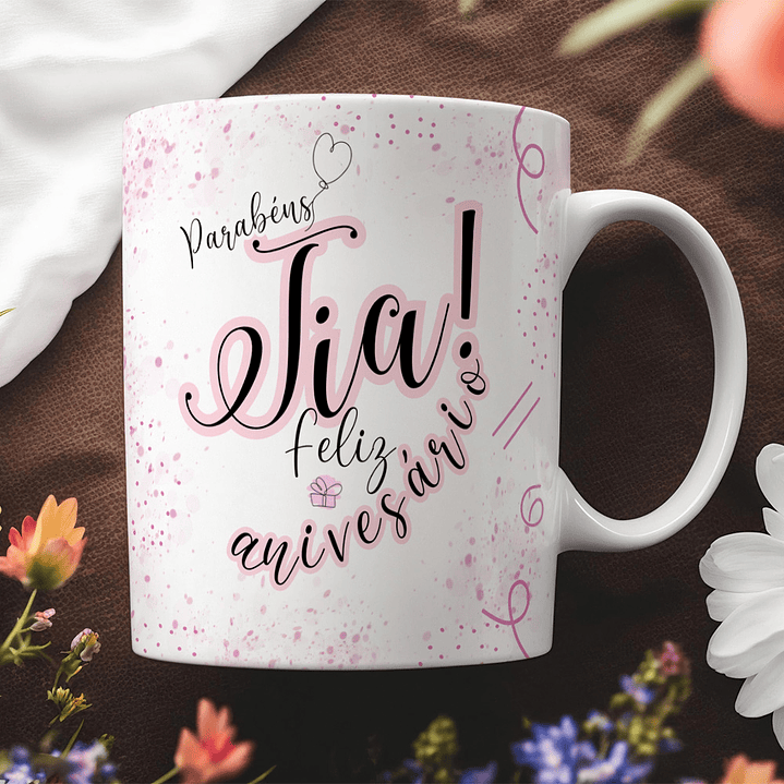 15 Artes para Caneca Aniversário Família Arquivo Editável  12