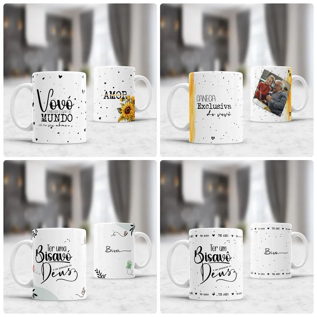 21 Artes para Caneca Dia dos Avós Arquivo Editável 2