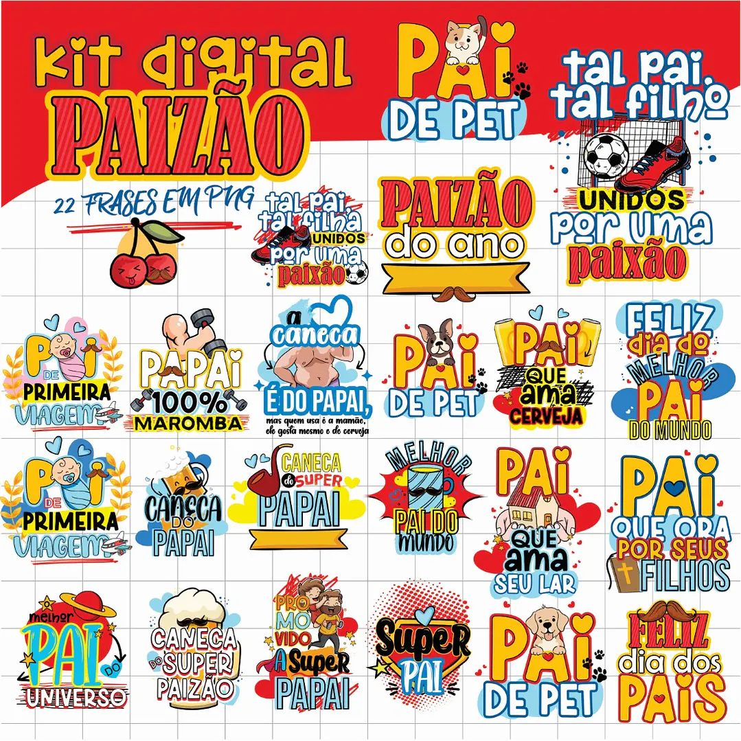 33 Artes para Caneca e Azulejo Dia dos Pais Arquivo em Jpg 3