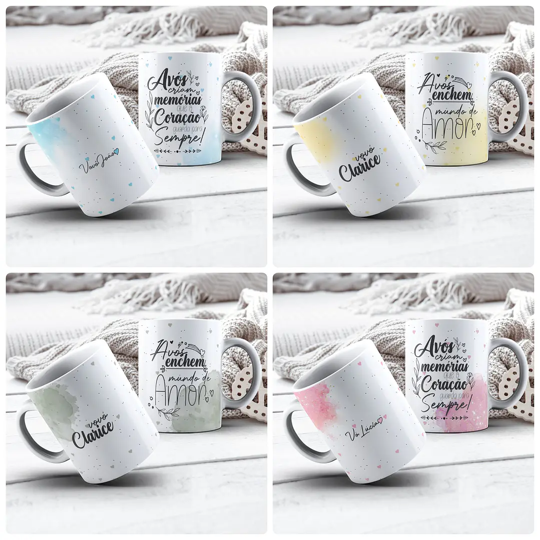 40 Artes para Caneca e Azulejo Dia dos Avós Arquivo Editável 4