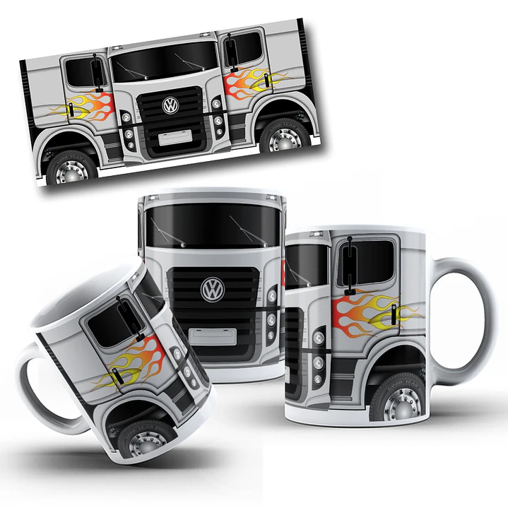 13 Artes para Caneca Caminhão Arquivo em Jpg 10