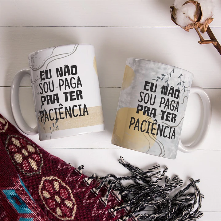 10 Artes Caneca Frases Sinceras Arquivo Editável 7
