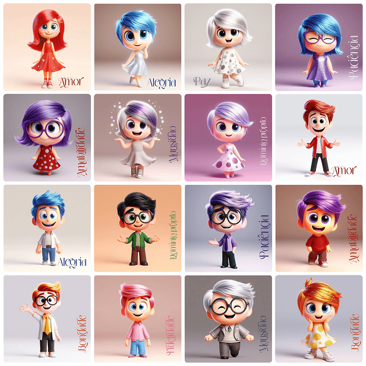 Kit Digital Divertida Crente em Png 1