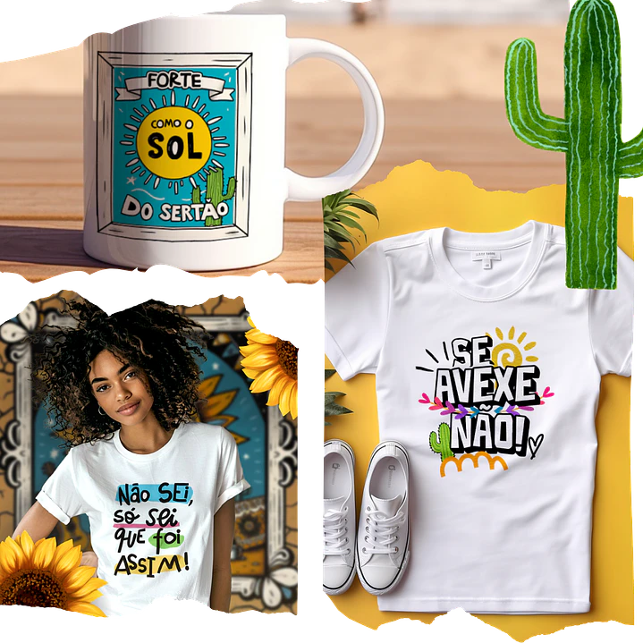 Kit Digital Frases Nordestina em Png 3
