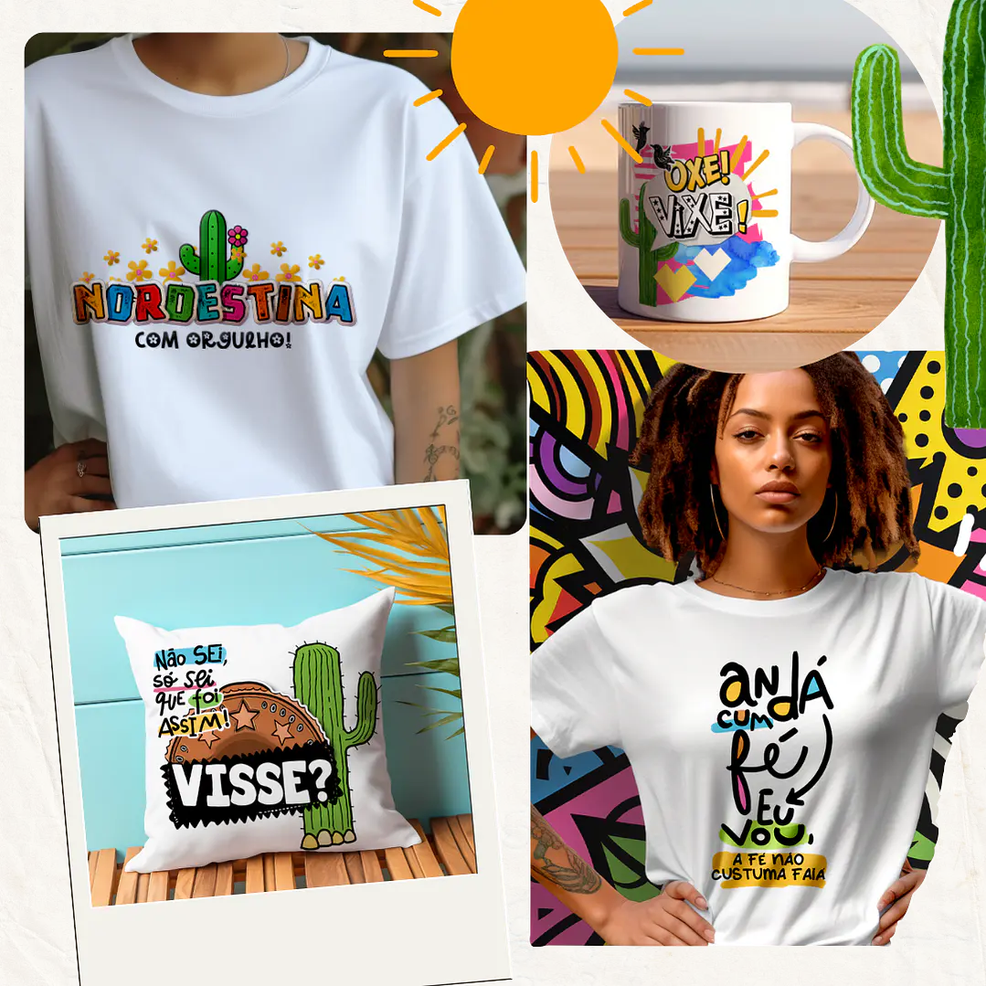 Kit Digital Frases Nordestina em Png 7