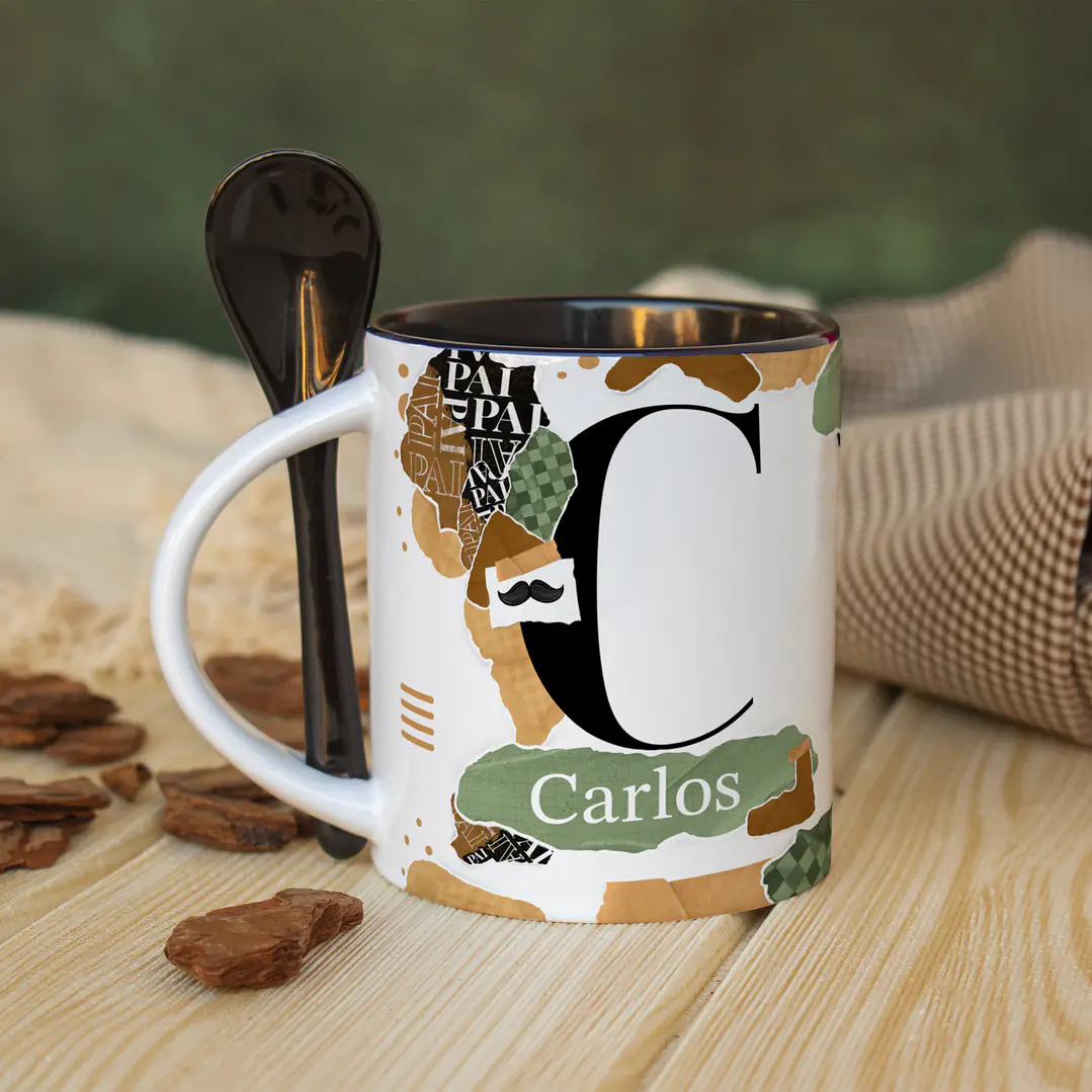 34 Artes para Caneca Dia dos Pais Alfabeto em Jpg 12