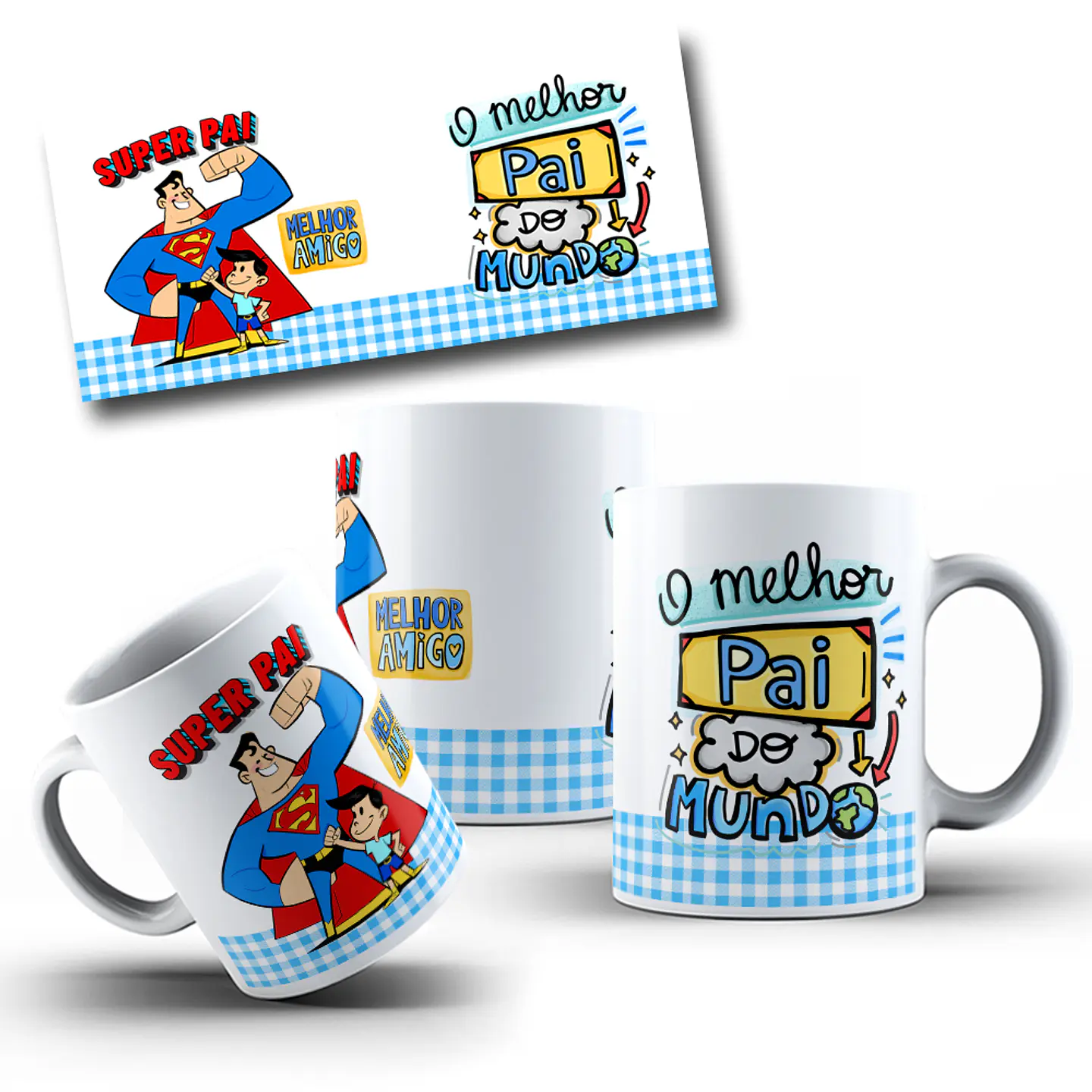 10 Artes Caneca Dia dos Pais 2024 Arquivos Png 4