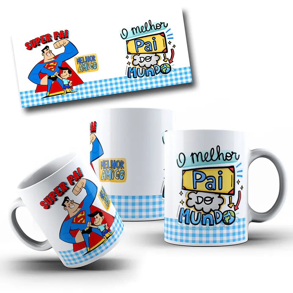 10 Artes Caneca Dia dos Pais 2024 Arquivos Png 4