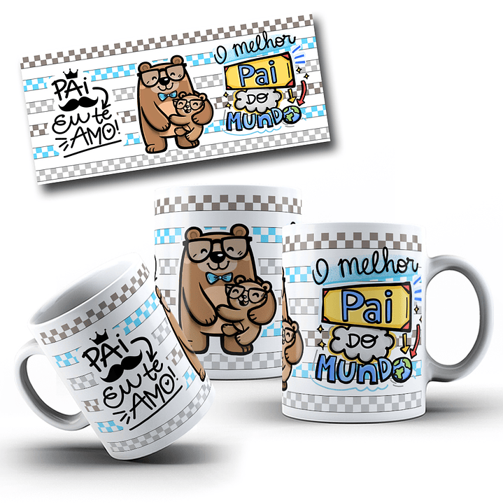 10 Artes Caneca Dia dos Pais 2024 Arquivos Png 3