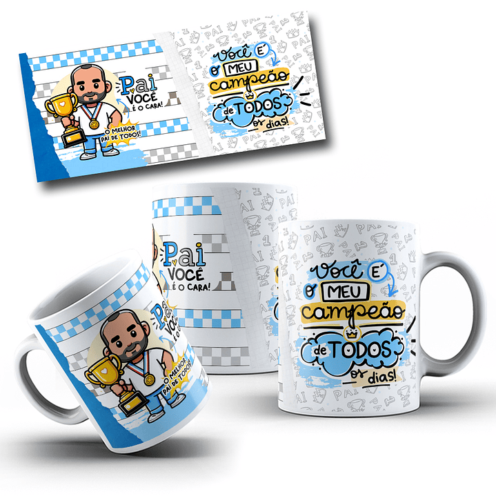 10 Artes Caneca Dia dos Pais 2024 Arquivos Png 8