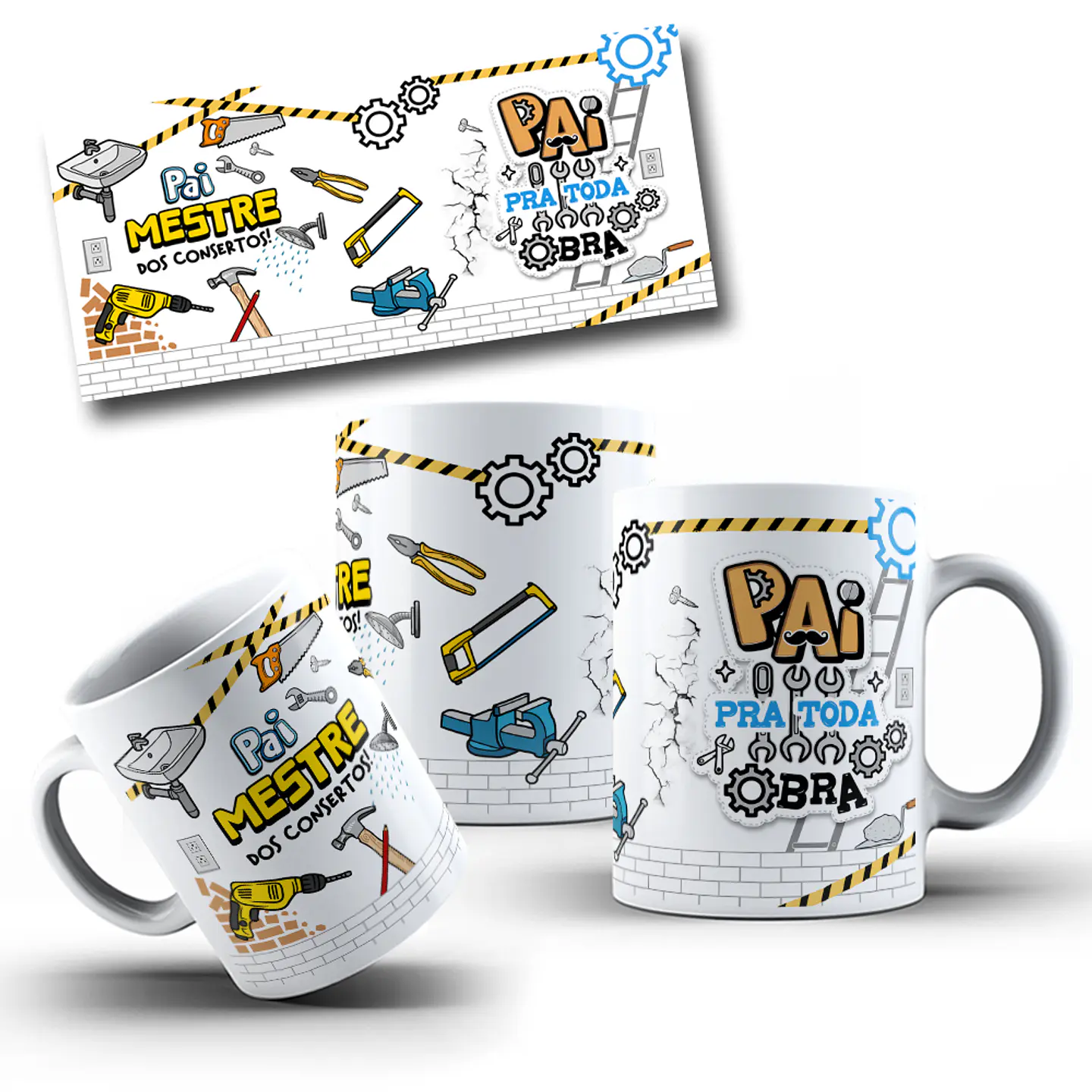10 Artes Caneca Dia dos Pais 2024 Arquivos Png 9