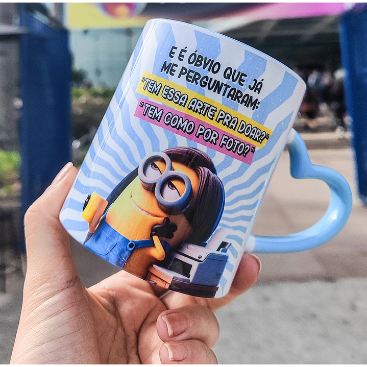 Arte Caneca Minions Profissão Sublimação Baixar Grátis 1