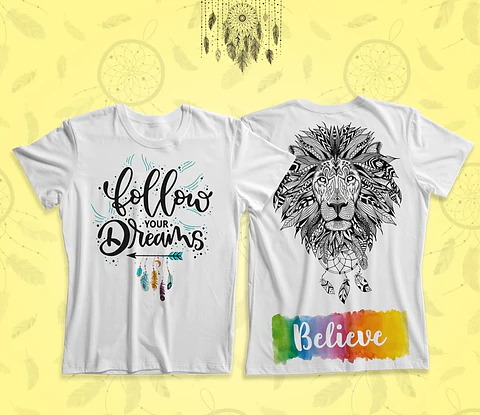 6 Artes para Camisa Filtro dos Sonhos Arquivo em Jpg
