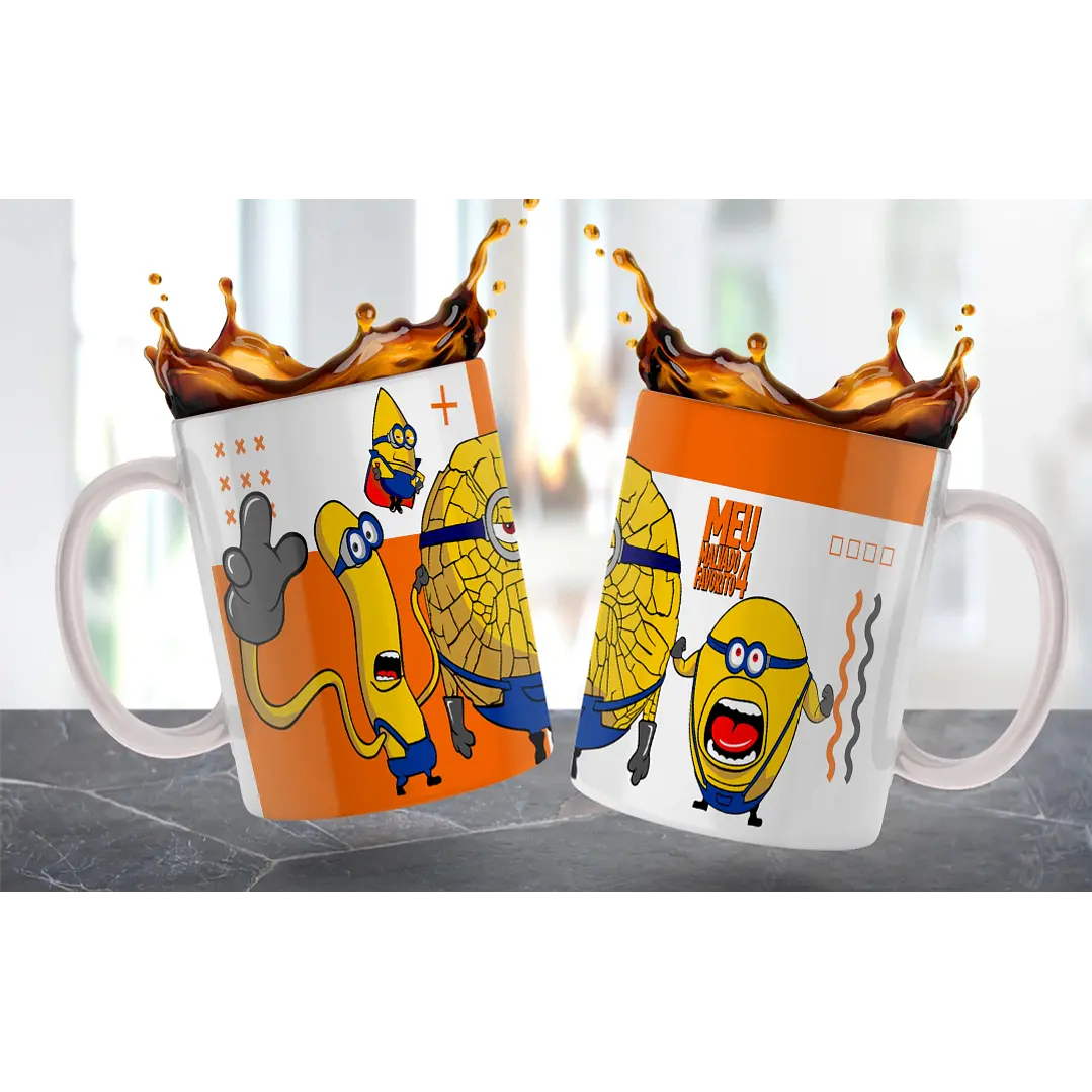 6 Artes para Caneca Meu Malvado Favorito Arquivo em Jpg  3