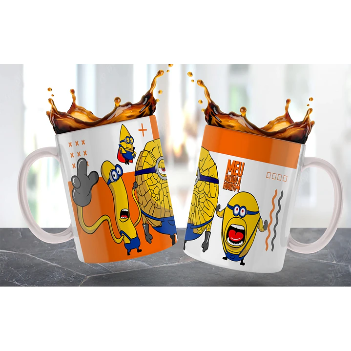 6 Artes para Caneca Meu Malvado Favorito Arquivo em Jpg  3