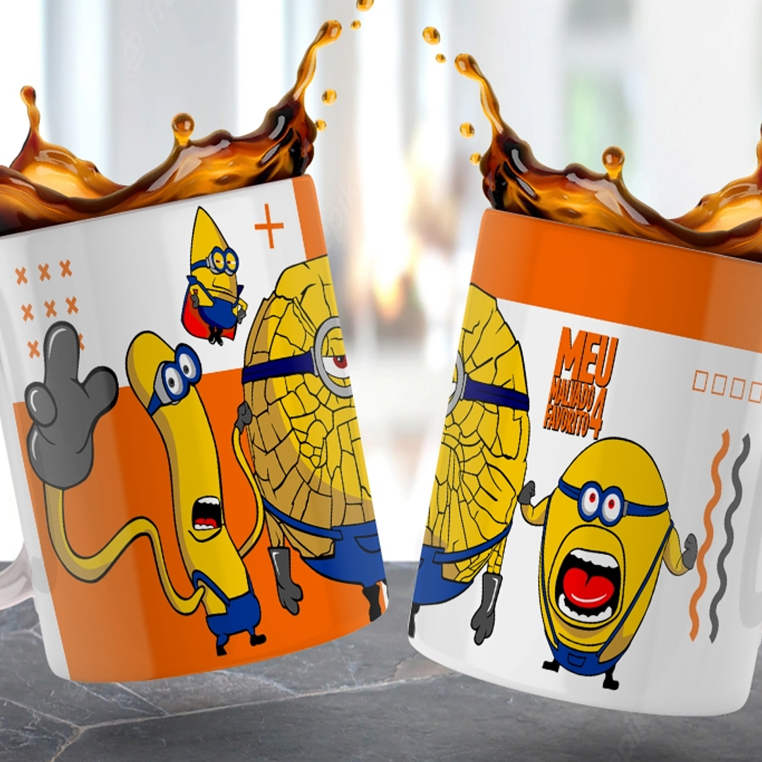 6 Artes para Caneca Meu Malvado Favorito Arquivo em Jpg  3