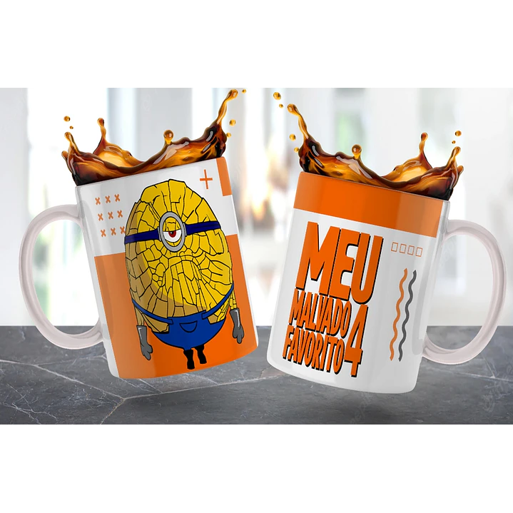 6 Artes para Caneca Meu Malvado Favorito Arquivo em Jpg  4