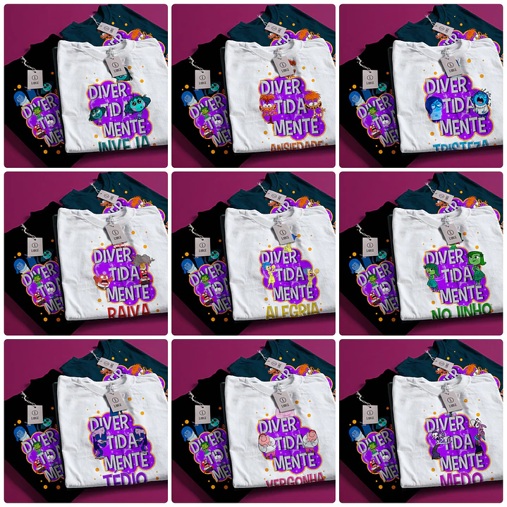 20 Artes para Camisa Divertidamente Arquivo em Png 2