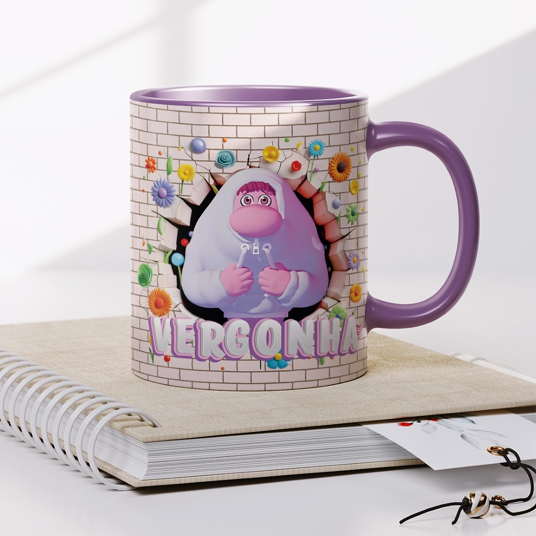 10 Artes para Caneca Divertidamente 3d Arquivo em Png 5