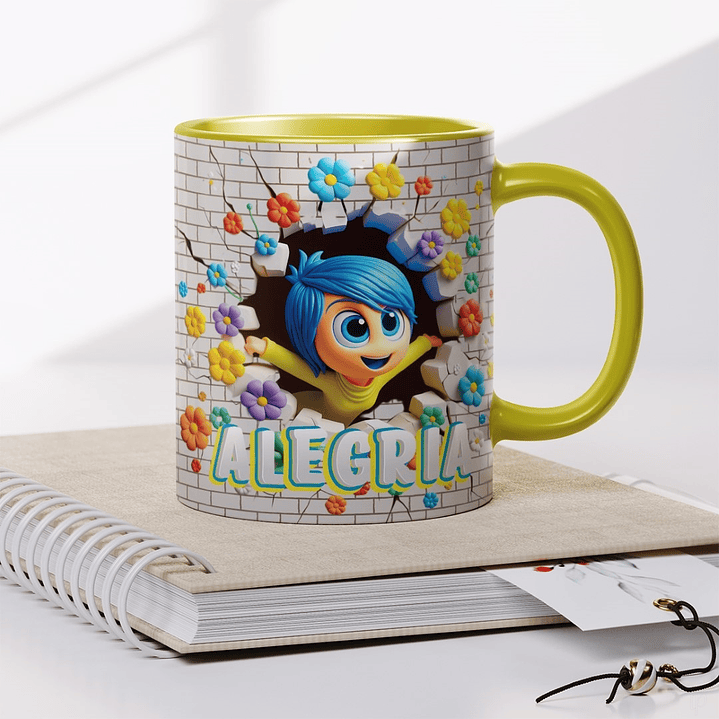 10 Artes para Caneca Divertidamente 3d Arquivo em Png 7