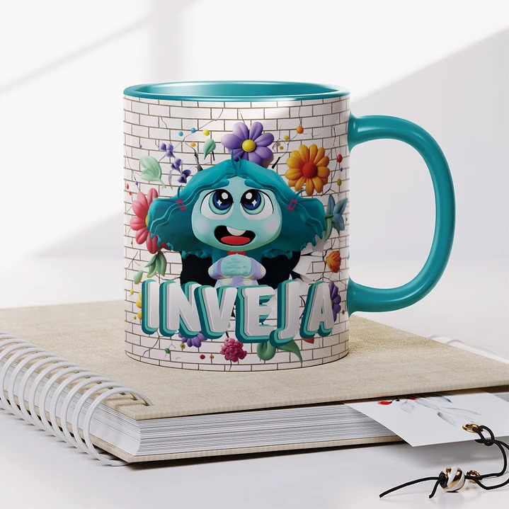 10 Artes para Caneca Divertidamente 3d Arquivo em Png 10
