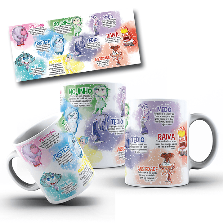 10 Artes para Caneca Divertidamente Biblicamente Arquivo em Png  4