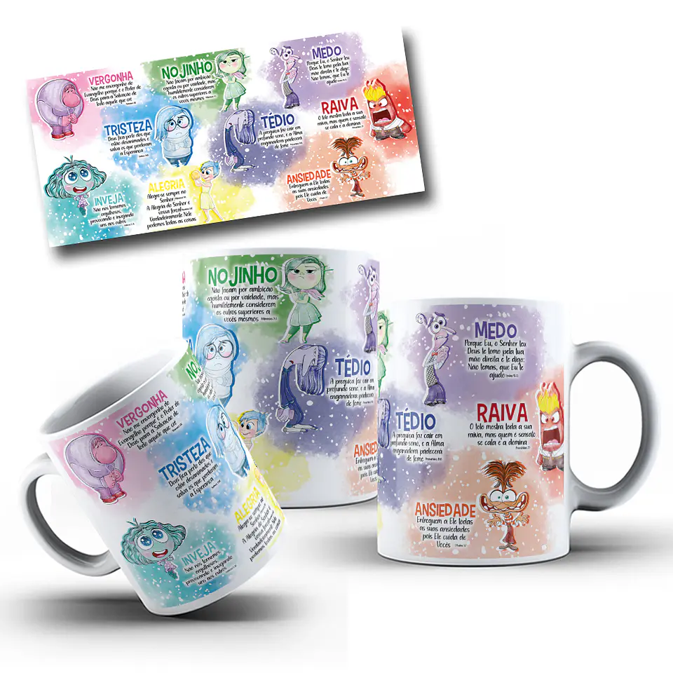 10 Artes para Caneca Divertidamente Biblicamente Arquivo em Png  4