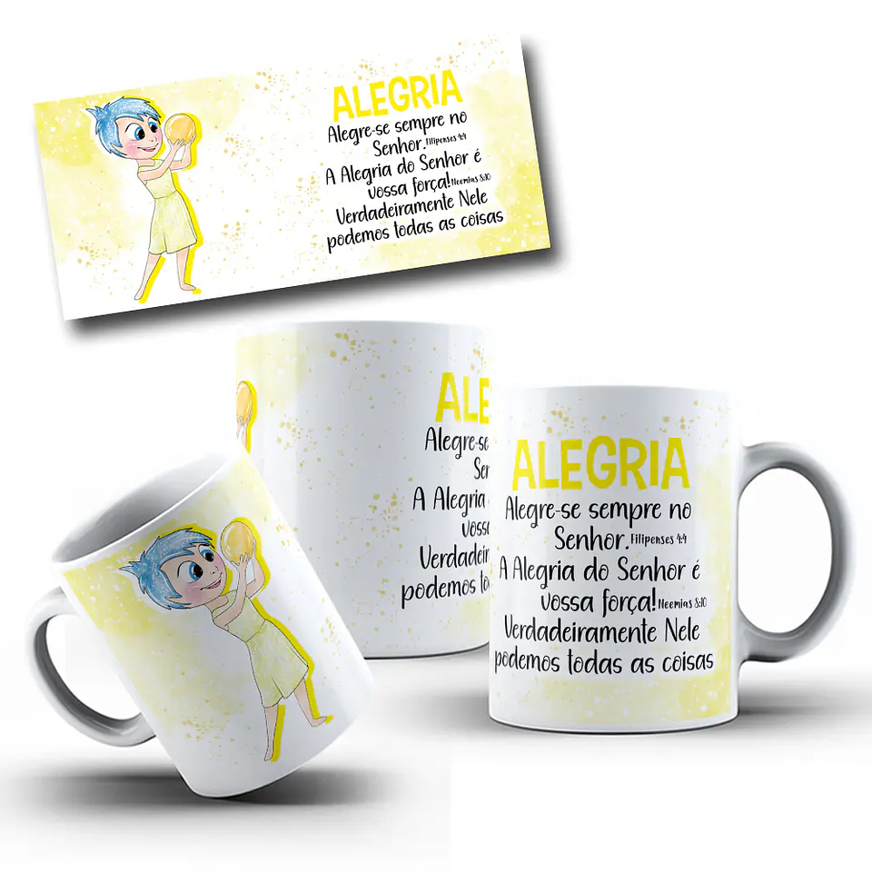 10 Artes para Caneca Divertidamente Biblicamente Arquivo em Png  7