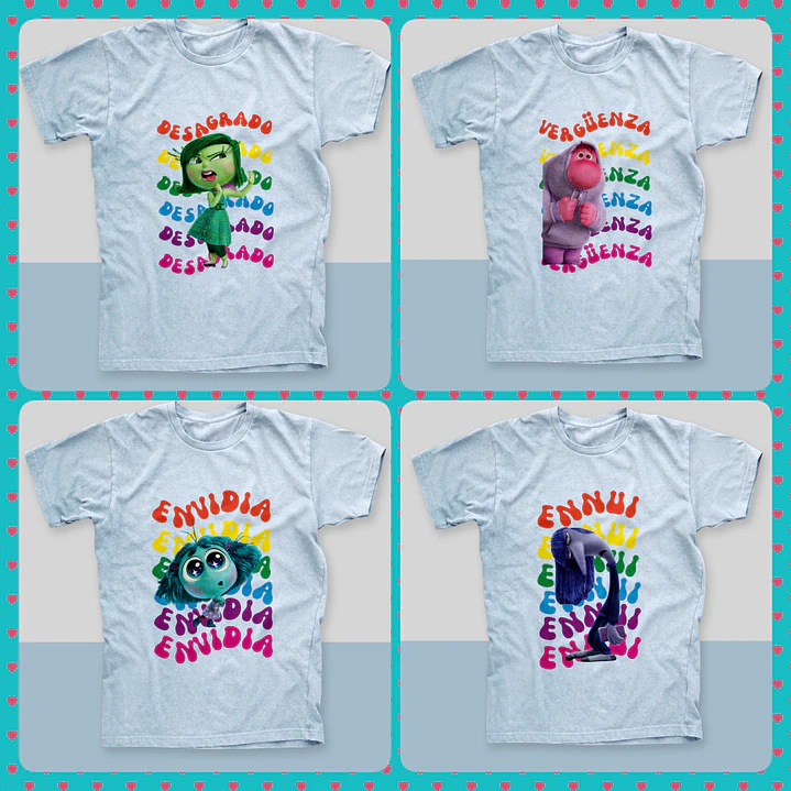 11 Artes para Camisa Divertidamente Arquivo em Png  1