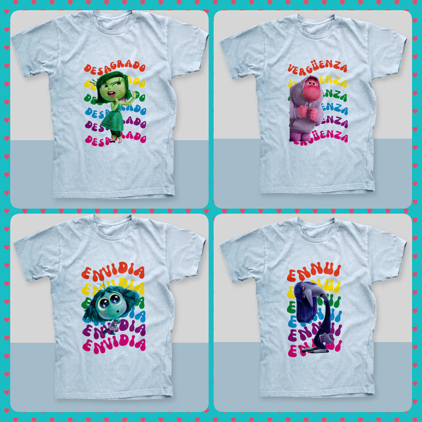 11 Artes para Camisa Divertidamente Arquivo em Png  1