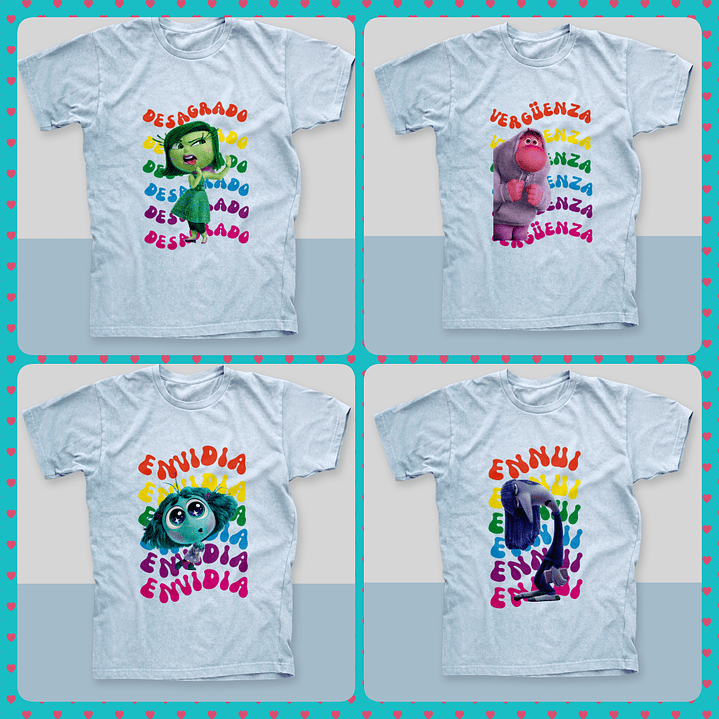 11 Artes para Camisa Divertidamente Arquivo em Png  1