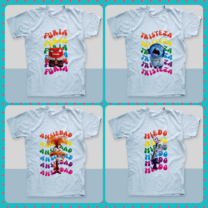 11 Artes para Camisa Divertidamente Arquivo em Png  2