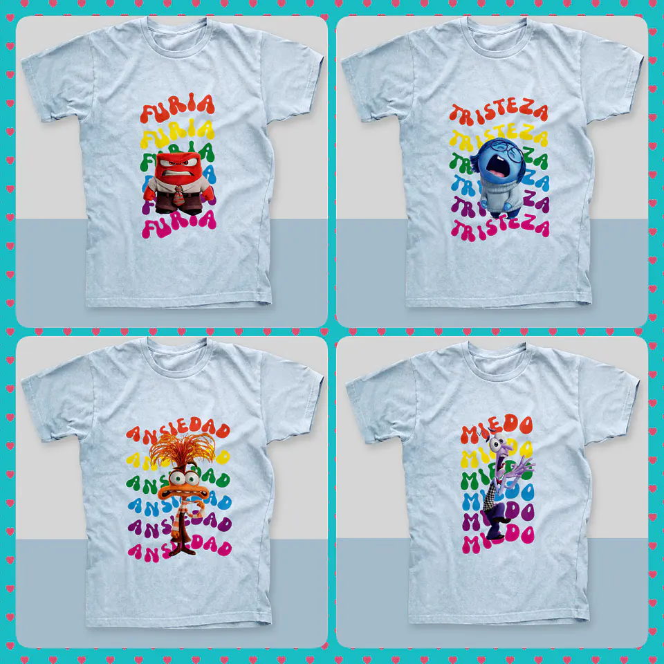 11 Artes para Camisa Divertidamente Arquivo em Png  2