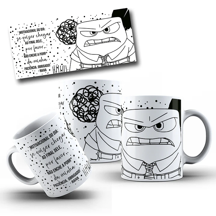 13 Artes para Caneca Divertidamente Arquivo em Png  7