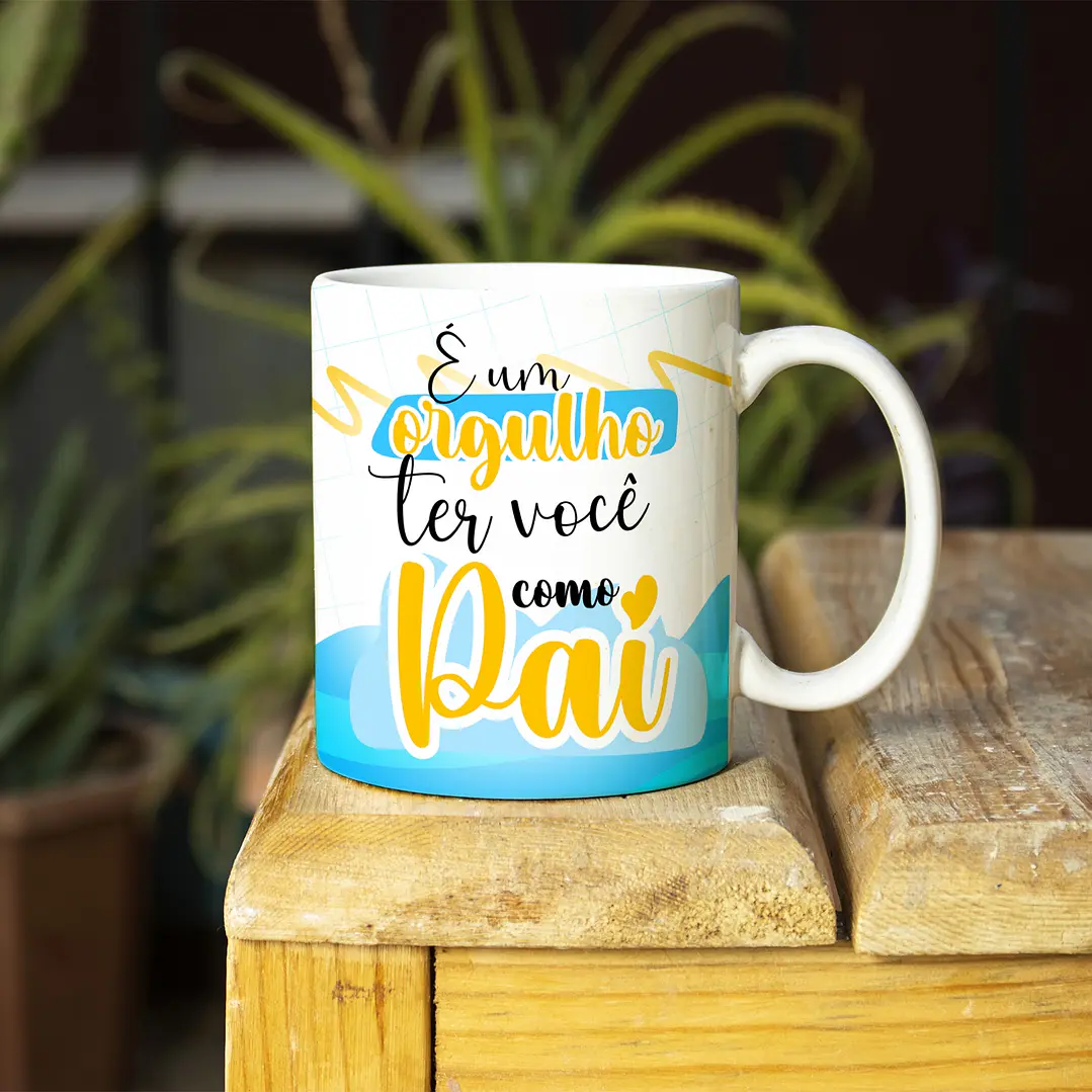 14 Artes para Caneca Dia dos Pais Arquivo Editável 6