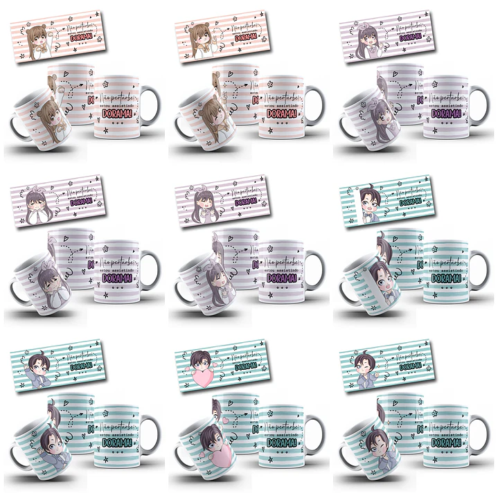 16 Artes para Caneca Doramas Arquivo em Jpg 1
