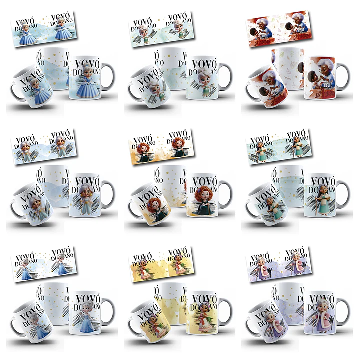 30 Artes para Caneca Dia dos Avós Arquivo Editável 3