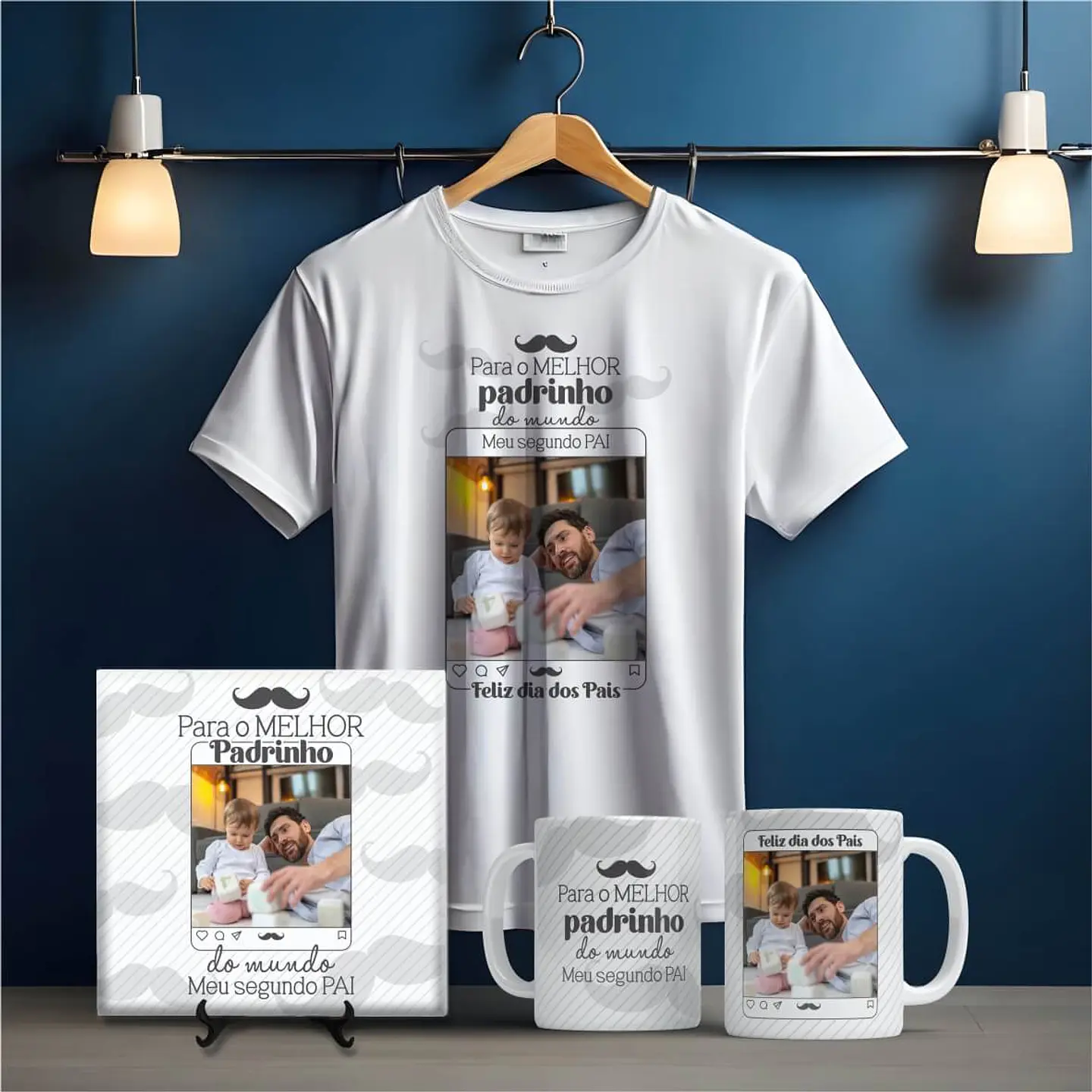 36 Artes para Caneca Azulejo e Camisa Dia dos Pais Arquivo Editável   4