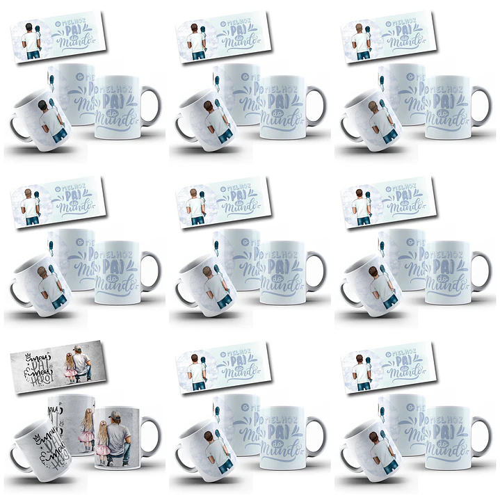 182 Artes para Caneca Dia dos Pais Arquivo em Jpg  2