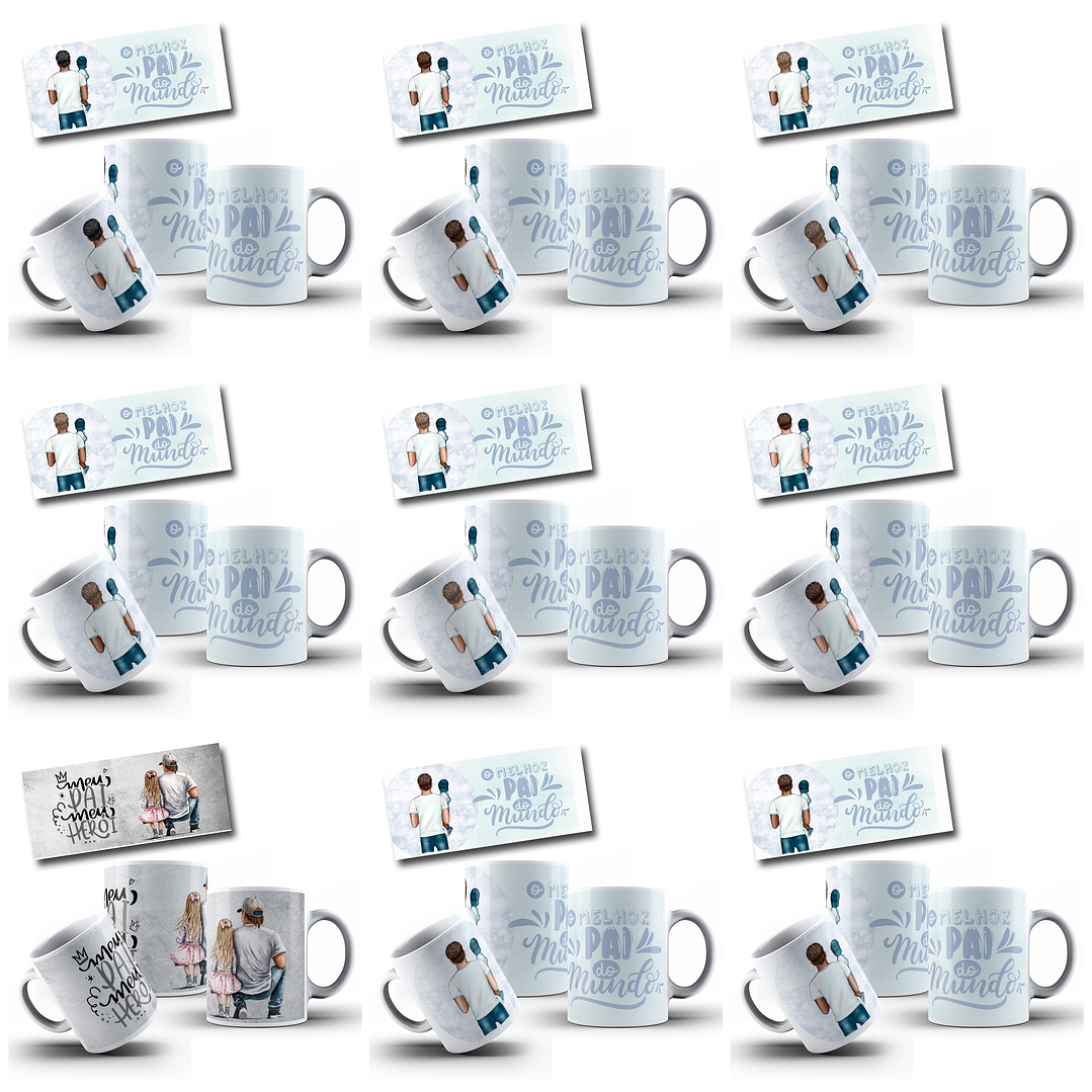 182 Artes para Caneca Dia dos Pais Arquivo em Jpg  2