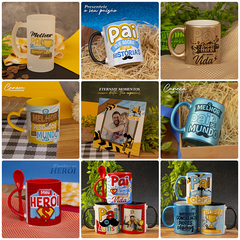 49 Artes para Caneca Dia dos Pais Arquivo em Jpg 