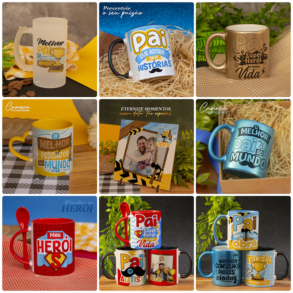49 Artes para Caneca Dia dos Pais Arquivo em Jpg  1