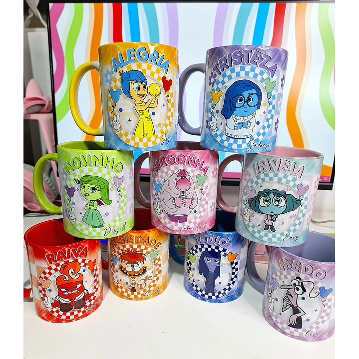 9 Artes para Caneca Divertidamente 2 em Arquivo em Jpg 1
