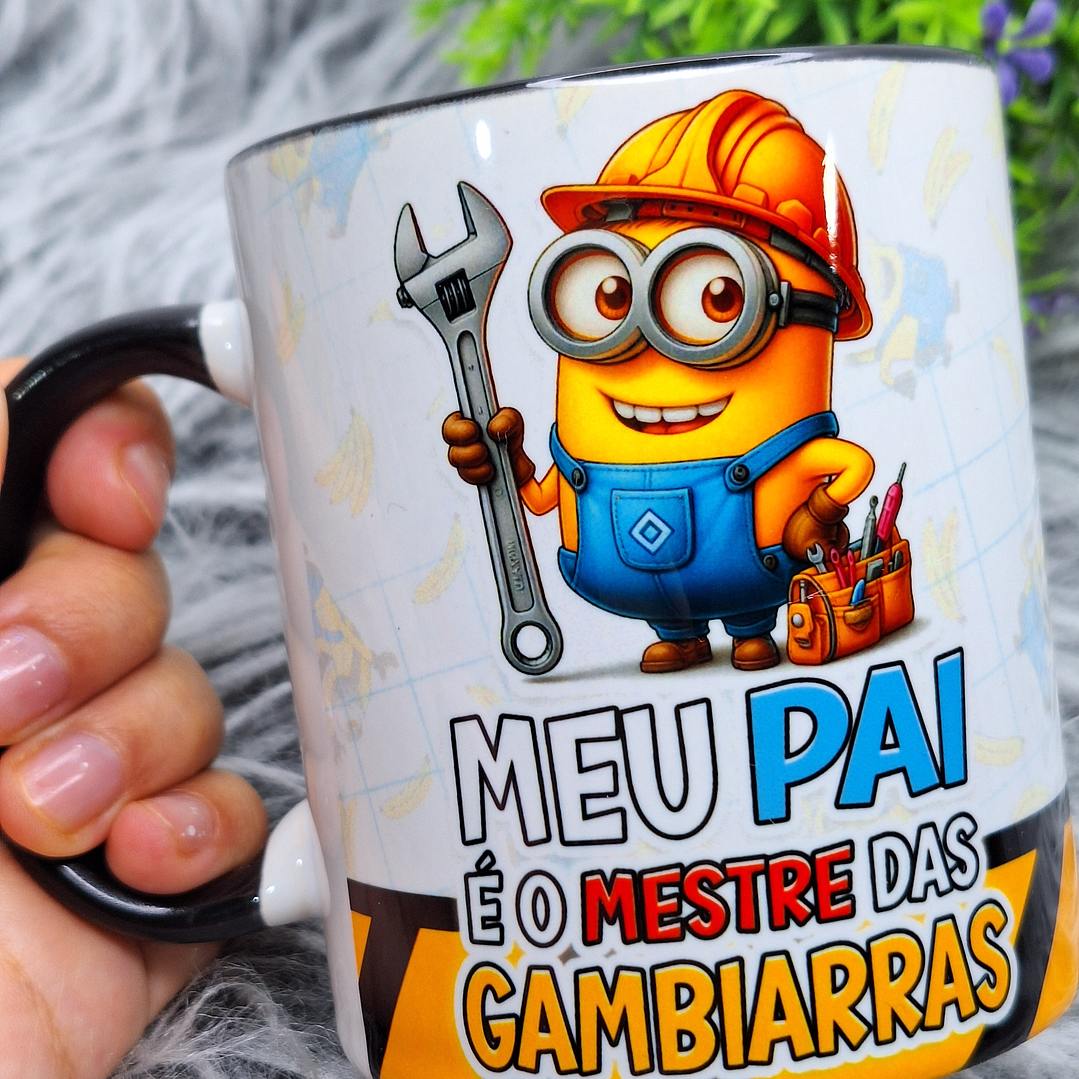 12 Artes para Caneca Minions Divertido Dia dos Pais Arquivo em Jpg  6