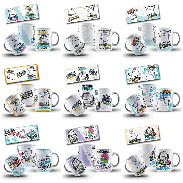20 Artes para Caneca Gino Flork Sincero V5 Arquivo em Jpg   1