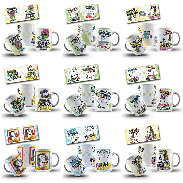 20 Artes para Caneca Gino Flork Sincero V5 Arquivo em Jpg   2