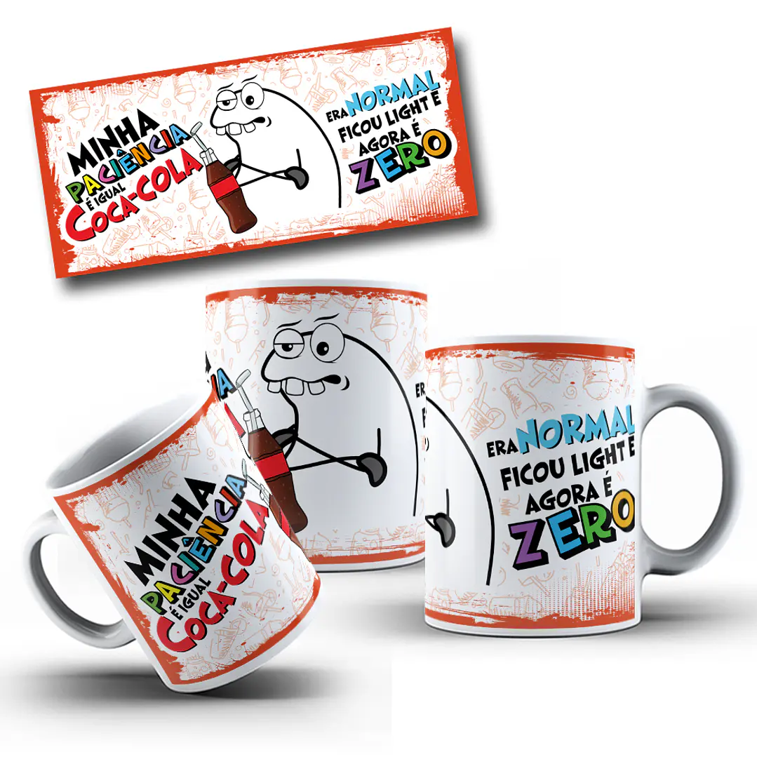 20 Artes para Caneca Gino Flork Sincero V5 Arquivo em Jpg   4