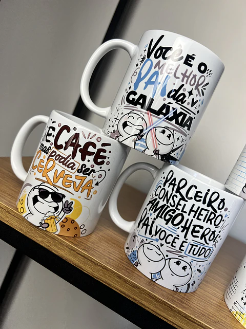 21 Artes para Caneca Dia dos Pais Arquivo em Jpg